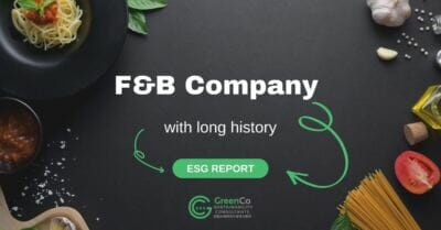 GreenCo Conducts ESG Reporting for a F&B Company with Long History