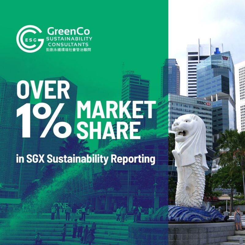 GreenCo Captures 1% Market Share In SGX Sustainability Reporting