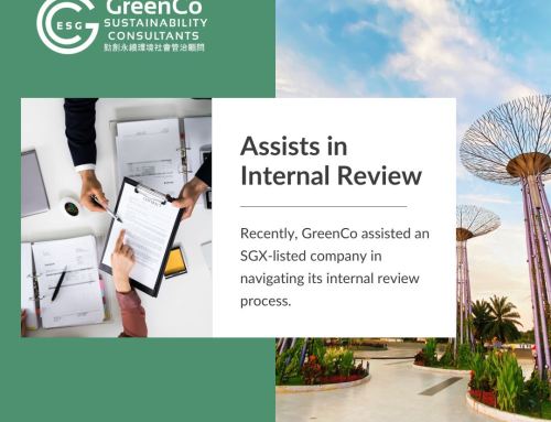 GreenCo Assists in Internal Review for SGX Listed Company