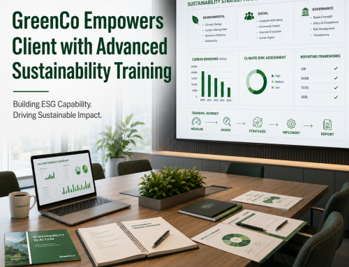 GreenCo Empowers Client with Advanced Sustainability Training